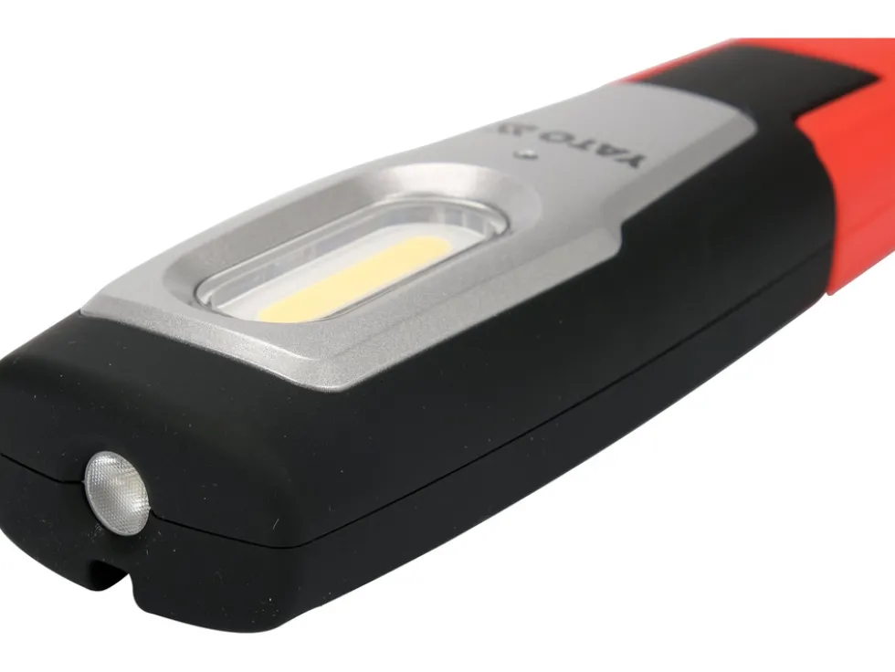 LAMPA WARSZTATOWA 6W COB, 600LM + 250LM, LI-ION 3.7V 2600MAH, IK07, IP54, CRI80
