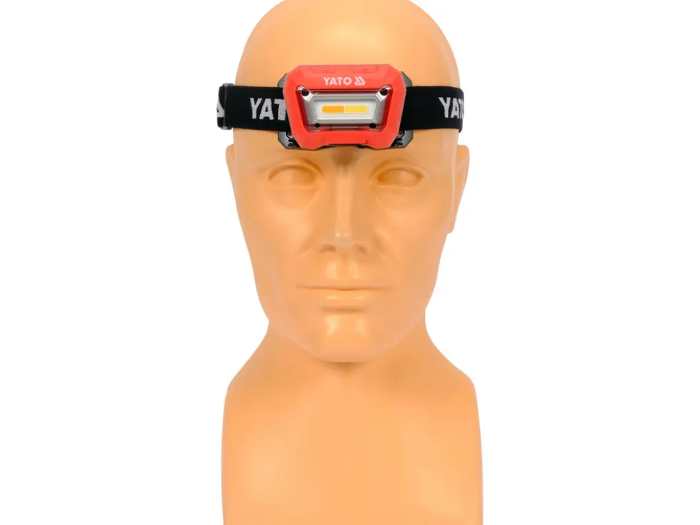 LAMPKA CZOŁOWA DO DOBIERANIA KOLORÓW CRI96+, 3 BARWY, LI-ION 3,7V 1500MAH, IP65, IK07