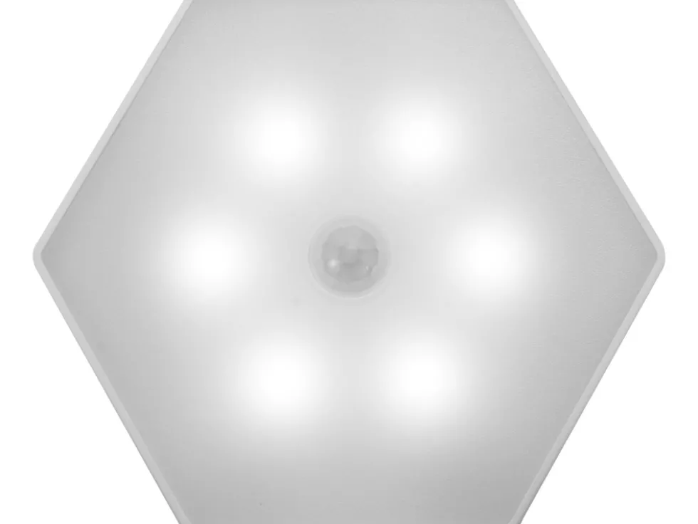 LAMPKA NOCNA SMD LED 50LM CZUJNIK RUCHU I ZMIERZCHU, 3AAA