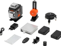 LASER ZIELONY 16 LINIOWY 4D Z AKCESORIAMI