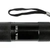 LATARKA ALUMINIOWA, 9 LED, CZARNA