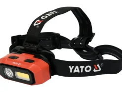 LATARKA CZOŁOWA 800LM, AKU, CZUJNIK RUCHU, LI-ION 3,7V 2200MAH, IP54, PŁYNNA REGULACJA ŚWIATŁA