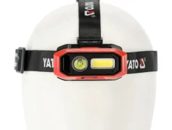 LATARKA CZOŁOWA 800LM, AKU, CZUJNIK RUCHU, LI-ION 3,7V 2200MAH, IP54, PŁYNNA REGULACJA ŚWIATŁA