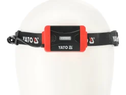LATARKA CZOŁOWA 500LM, AKUMULATOROWA, LI-ION 3,7V 1000MAH, IP44, ŚWIATŁO BIAŁE, NIEBIESKIE I CZERWONE