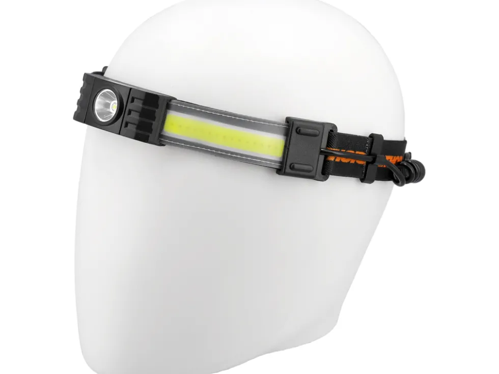 LATARKA CZOŁOWA 320LM, 5 TRYBÓW, LI-PO 3.7V 1200MAH