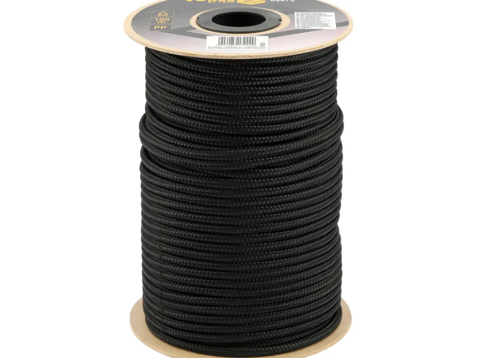 LINA PLECIONA CZARNA PP NA SZPULI 8MM 100M