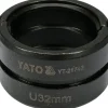 MATRYCE ZAPASOWE DO ZACISKARKI DO RUR PEX-AL-PEX YT-21735 TYP U 32MM