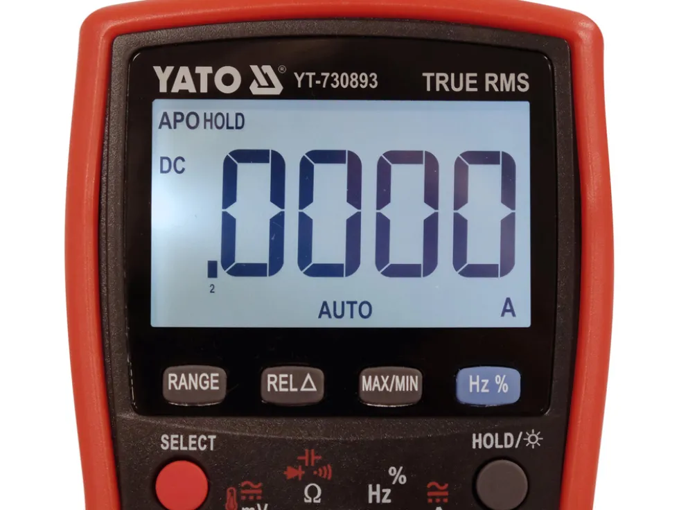 MIERNIK CYFROWY TRUE RMS Z AUTOMATYCZNYM ZAKRESEM LCD 19999
