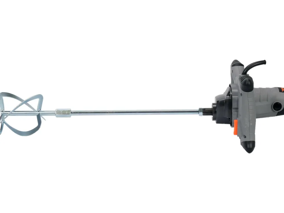 MIESZADŁO DO ZAPRAW 850W (M14;0-900 OBR) Z DWIEMA KOŃCÓWKAMI MIESZAJĄCYMI W ZESTAWIE