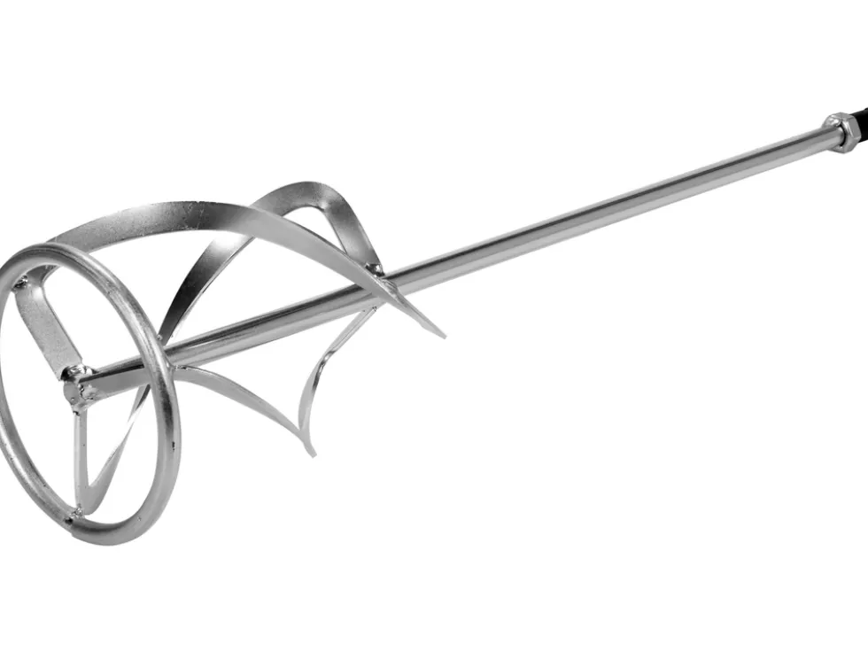 MIESZADŁO, MIESZALNIK OCYNKOWANY, SPIRALNY, POTRÓJNY, 135 X 600MM, Z GWINTEM M14