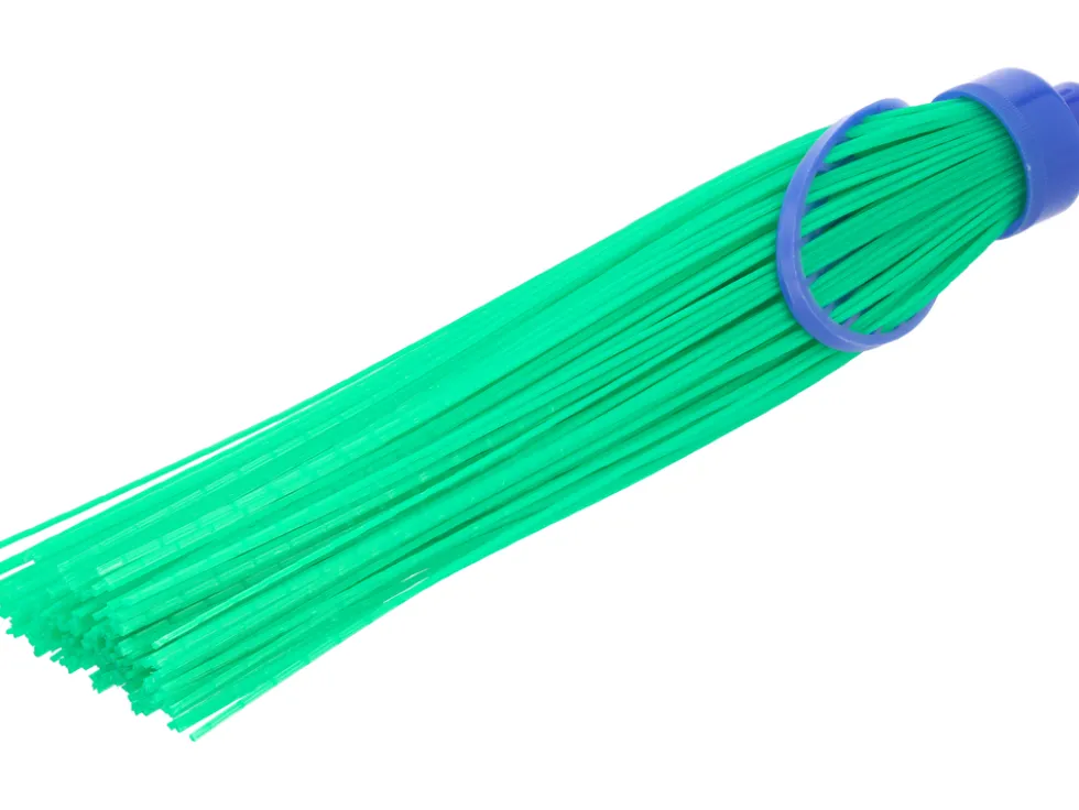MIOTŁA TARASOWA, PLASTIKOWA OPRAWNA PP480 ZIELONA