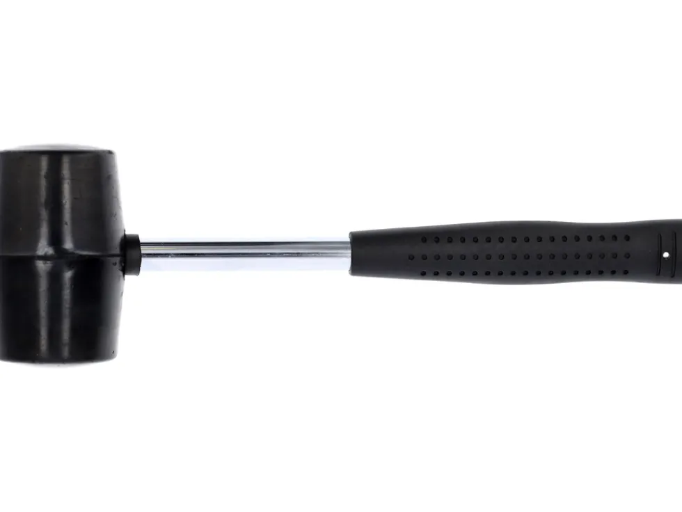 MŁOTEK GUMOWY 410G STALOWY TRZONEK