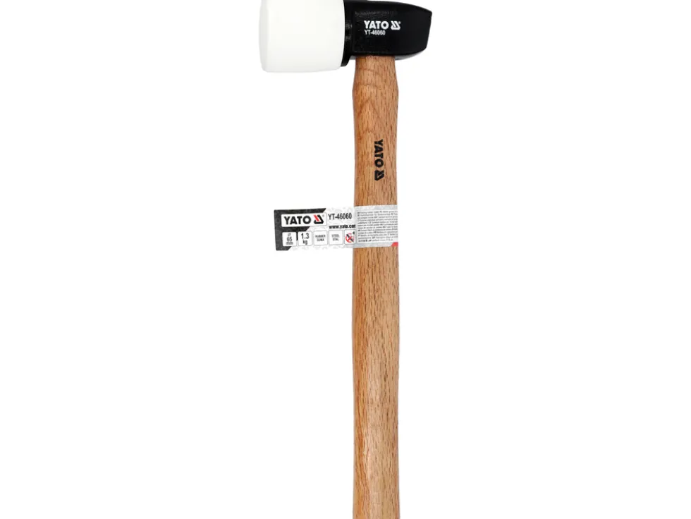 MŁOTEK METALOWO GUMOWY BIAŁY