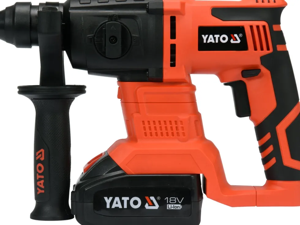 MŁOTOWIERTARKA 18V SDS PLUS 2J, Z PODKUWANIEM - AKUMULATOR 3 AH