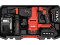MŁOTOWIERTARKA 18V + 2X4AH (BL MOTOR) SILNIK BEZSZCZOTKOWY, 2 AKUMULATORY 4