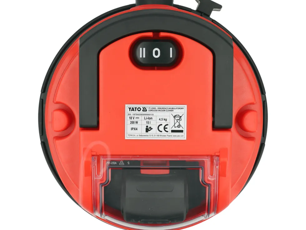 ODKURZACZ 18V (15L; 9AH; BL MOTOR) DO DOMU, WARSZTATU I AUTA