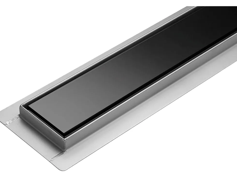 ODPŁYW LINIOWY WET&DRY BLACK GLASS 70 CM