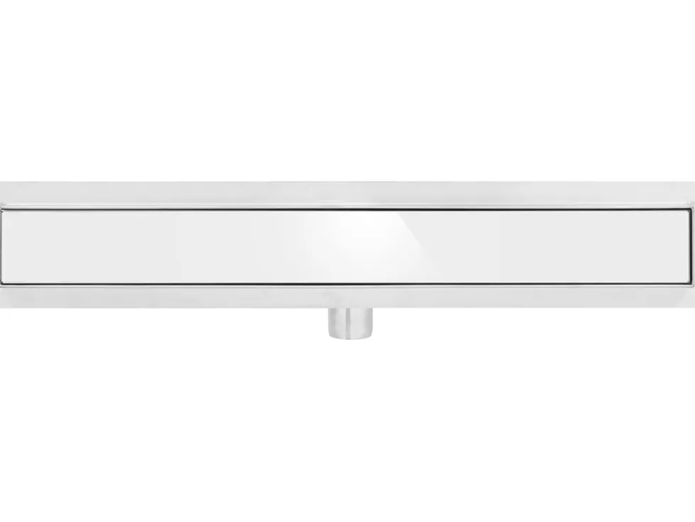 ODPŁYW LINIOWY WET&DRY WHITE GLASS 80 CM
