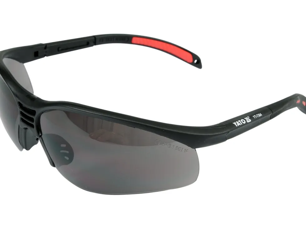 OKULARY OCHRONNE SZARE
