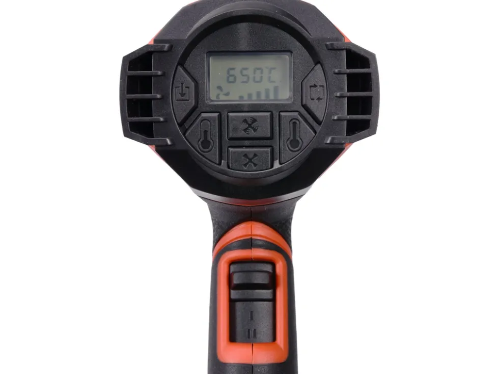 OPALARKA 1600W 50- 650C 2 BIEGI REG.TEMP LCD+PAMIĘĆ USTAWIEŃ