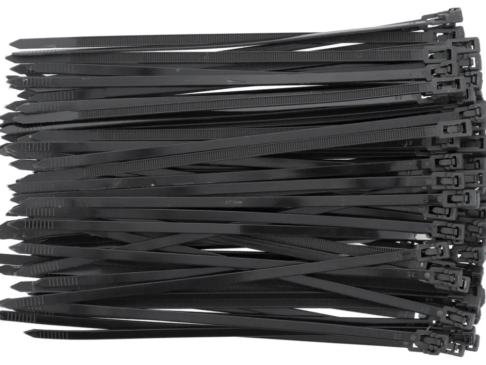 OPASKI PLASTIKOWE, ROZPINANE 4,8X200MM 100SZT. CZA