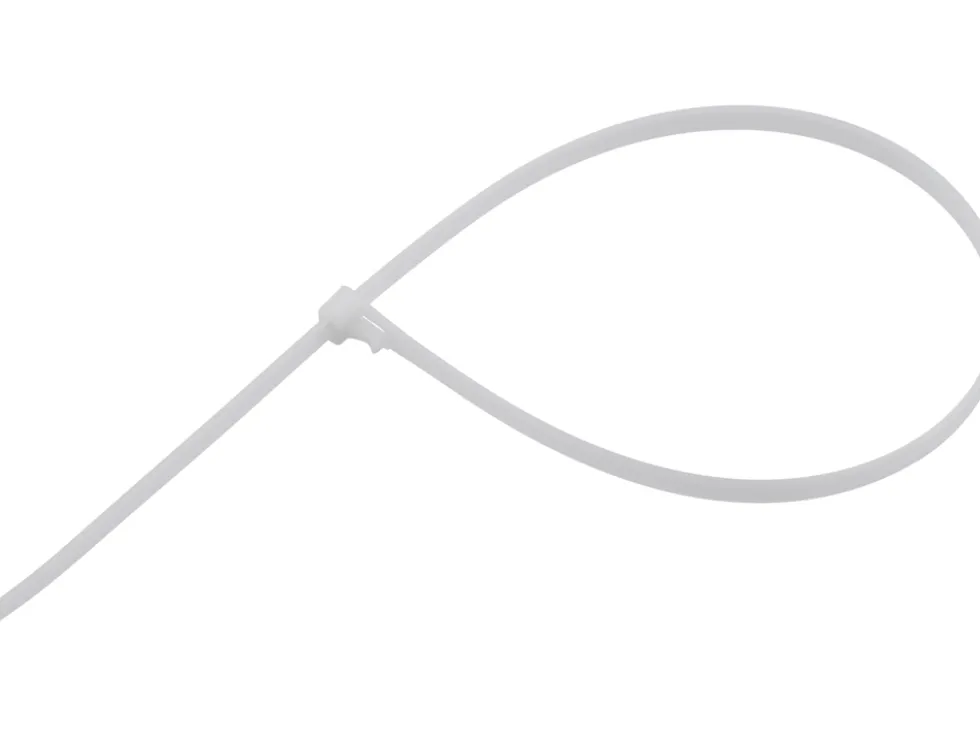 OPASKI PLASTIKOWE, ROZPINANE 7,6X450MM 50SZT. BIAŁ