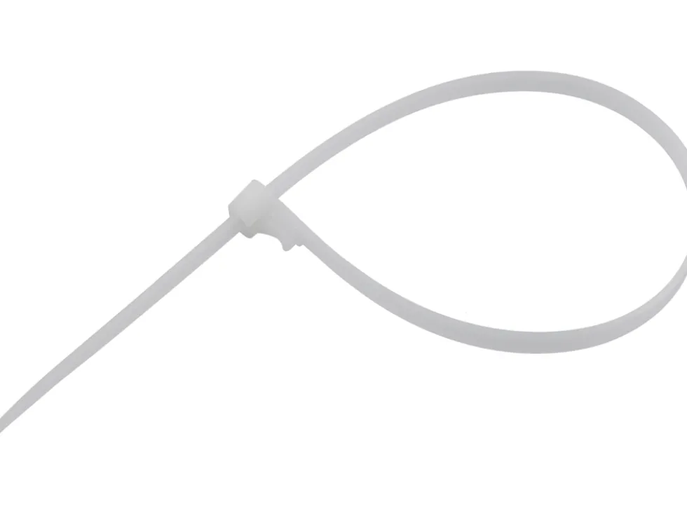 OPASKI PLASTIKOWE, ROZPINANE 7,6X300MM 50SZT. BIAŁ