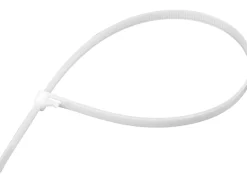 OPASKI PLASTIKOWE, ROZPINANE 7,6X250MM 50SZT. BIAŁ