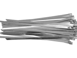 OPASKI ZACISKOWE ZE STALI NIERDZEWNEJ 4.6X250MM 100SZT.