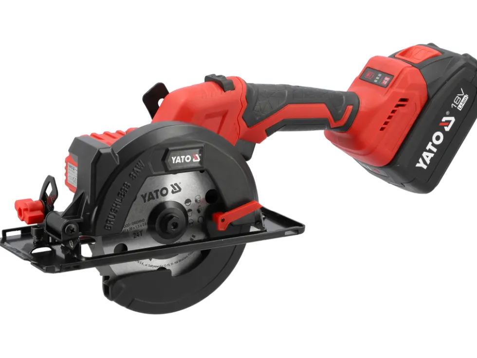 PILARKA TARCZOWA 18V 140 MM, 6150 MIN⁻¹ - DWA AKUMULATORY 4 AH