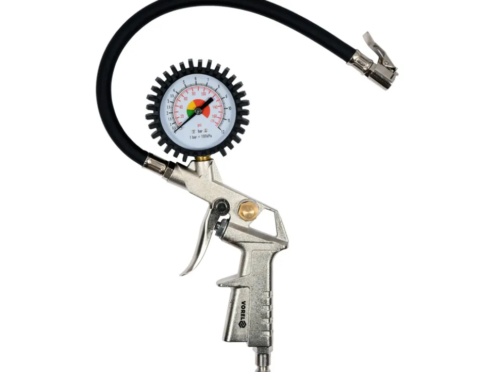 PISTOLET DO POMPOWANIA Z MANOMETREM