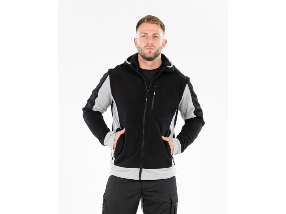 POLAR Z KAPTUREM SARNA BLACK ROZM. S