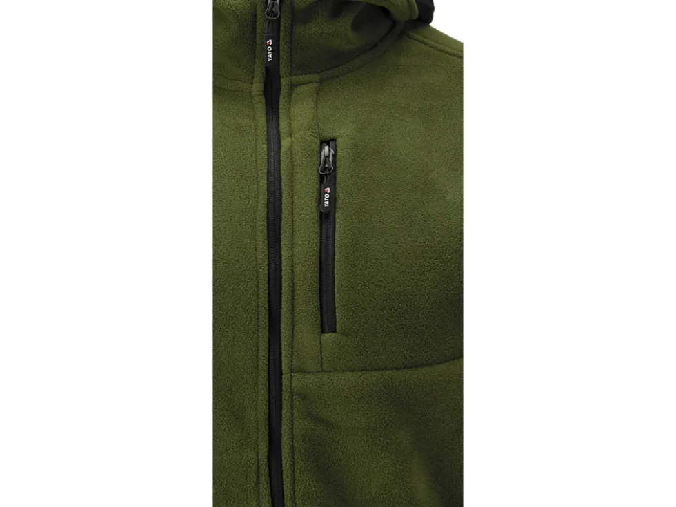 POLAR Z KAPTUREM SARNA GREEN ROZM. L