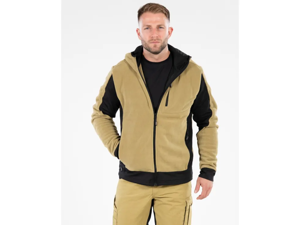POLAR Z KAPTUREM SARNA KHAKI ROZM. S