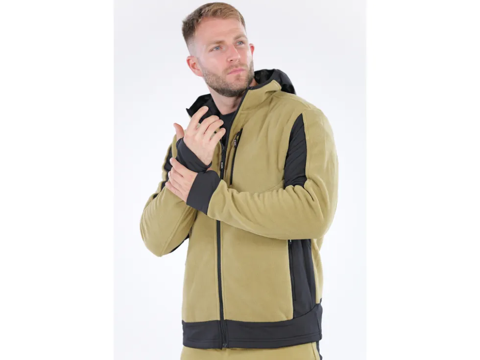 POLAR Z KAPTUREM SARNA KHAKI ROZM. S
