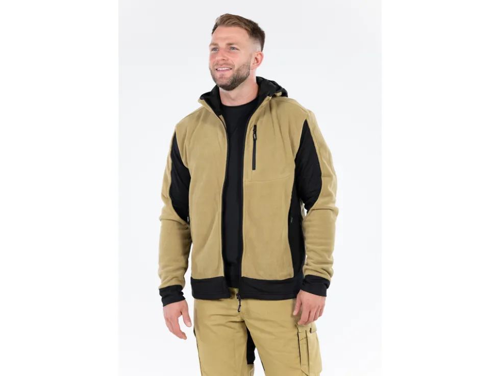 POLAR Z KAPTUREM SARNA KHAKI ROZM. M