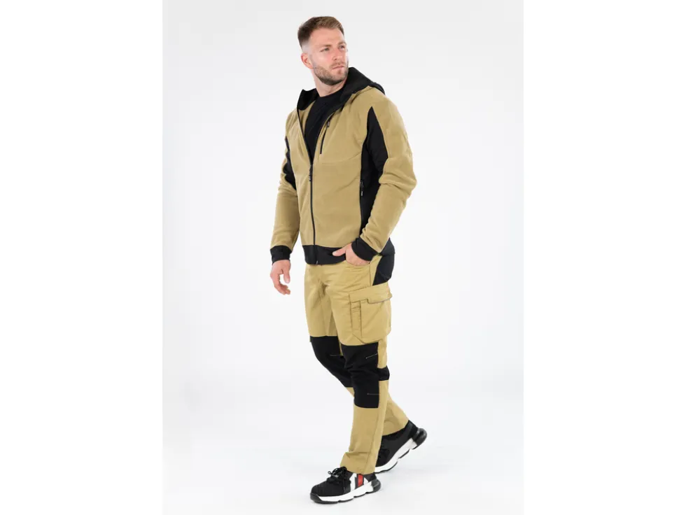 POLAR Z KAPTUREM SARNA KHAKI ROZM. XL