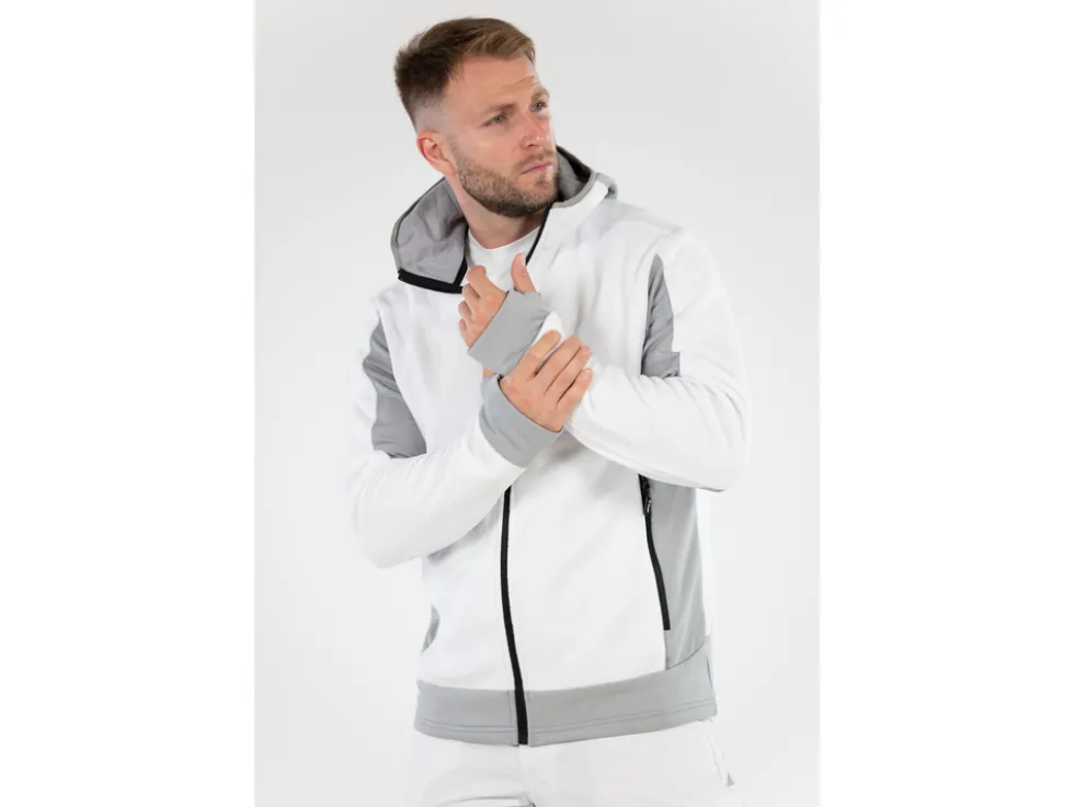 POLAR Z KAPTUREM SARNA WHITE ROZM. L