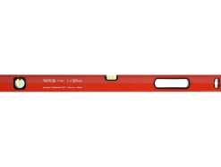 POZIOMNICA MAGNETYCZNA 800 MM, PROFIL ALUMINIOWY, LAKIEROWANY, DWIE LIBELLE, UCHWYT, DOKŁADNOŚĆ 0,5 MM/M