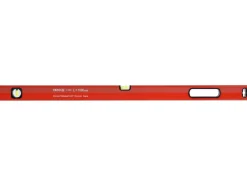 POZIOMNICA MAGNETYCZNA 1000 MM, PROFIL ALUMINIOWY, LAKIEROWANY, DWIE LIBELLE, UCHWYT, DOKŁADNOŚĆ 0,5 MM/M