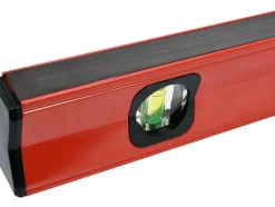 POZIOMNICA MAGNETYCZNA 600 MM, PROFIL ALUMINIOWY, LAKIEROWANY, DWIE LIBELLE, UCHWYT, DOKŁADNOŚĆ 0,5 MM/M