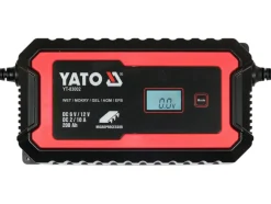 PROSTOWNIK ELEKTRONICZNY Z WYŚWIETLACZEM LCD. ZAKRES 6V/2A, 12V/10A