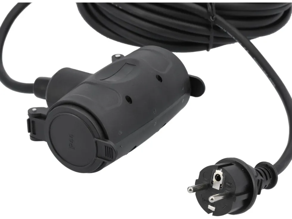 PRZEDŁUŻACZ BUDOWLANY, ELEKTRYCZNY, WARSZTATOWY 2G TYP F 15M SCHUCO IP44