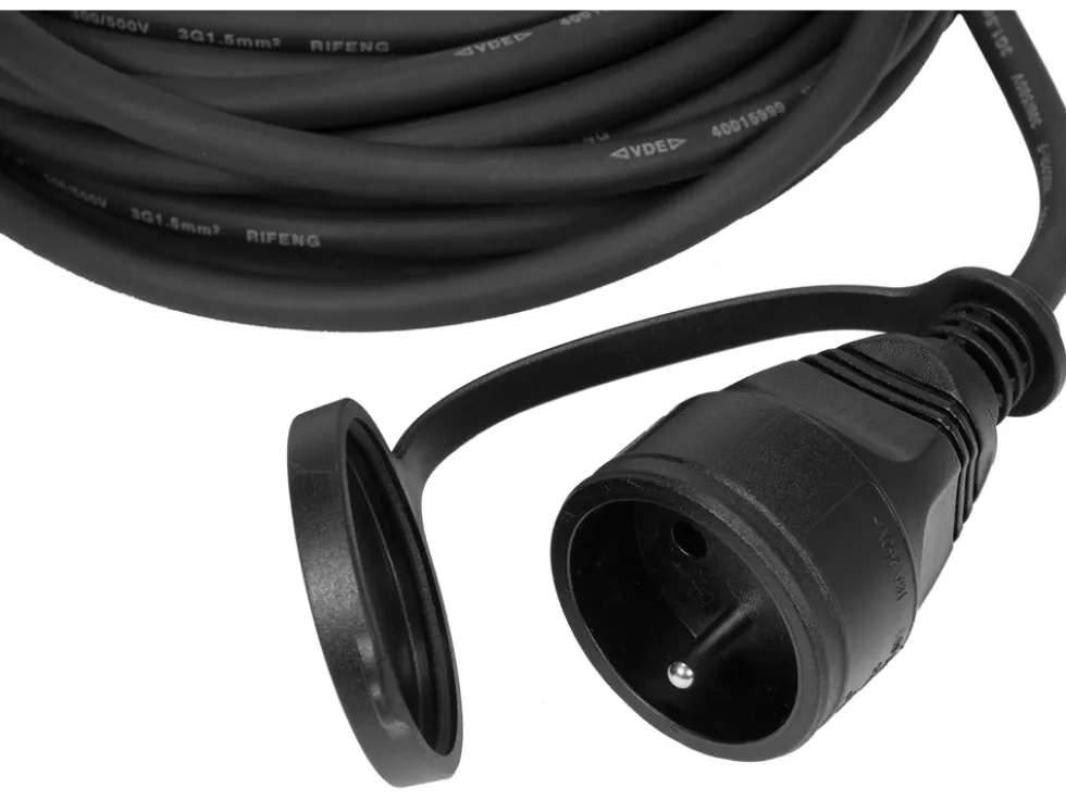 PRZEDŁUŻACZ BUDOWLANY PRZEWÓD 3X1,5MM2, 10M