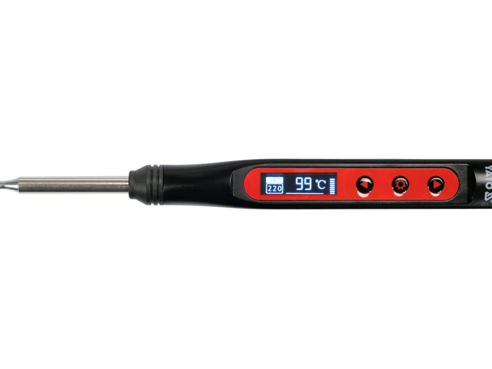 PRZENOŚNA LUTOWNICA CYFROWA 65W GROT T12