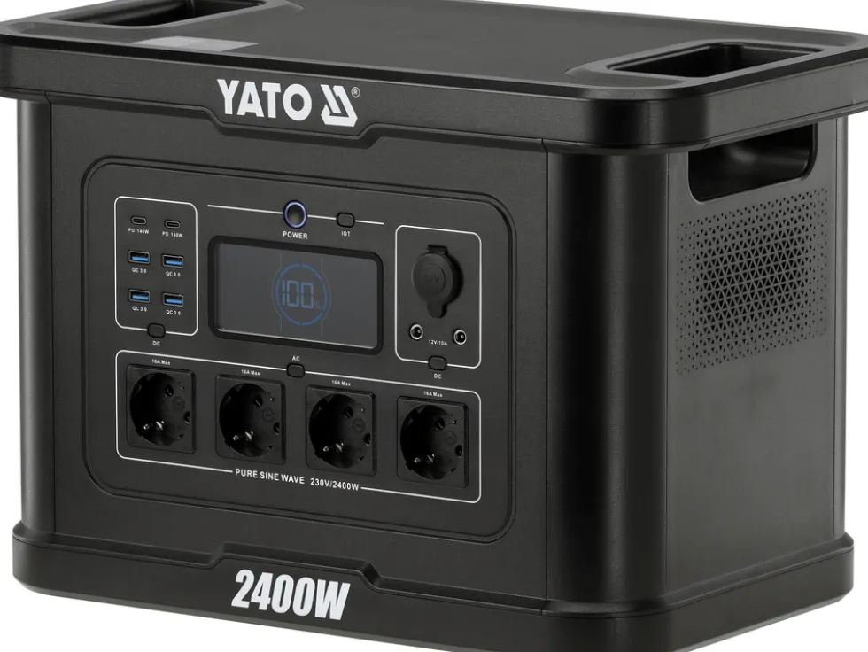 PRZENOŚNA STACJA ZASILANIA 2400W, 2232WH LIFEPO4, EPS