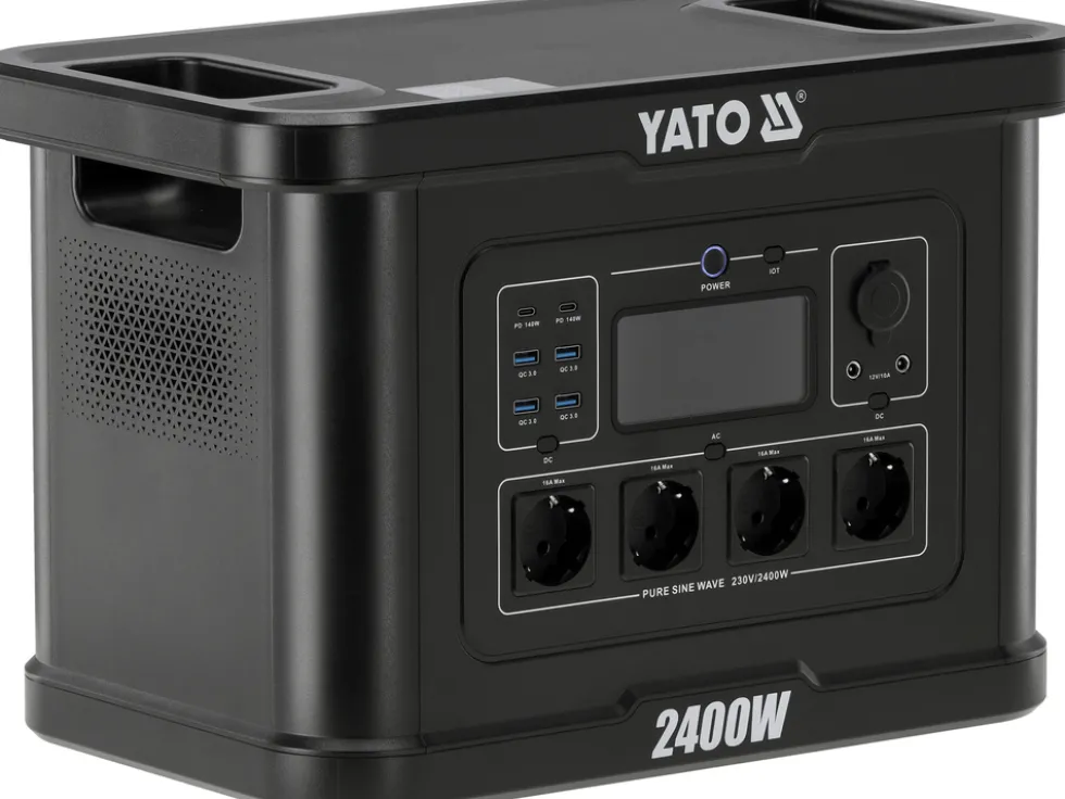 PRZENOŚNA STACJA ZASILANIA 2400W, 2232WH LIFEPO4, EPS