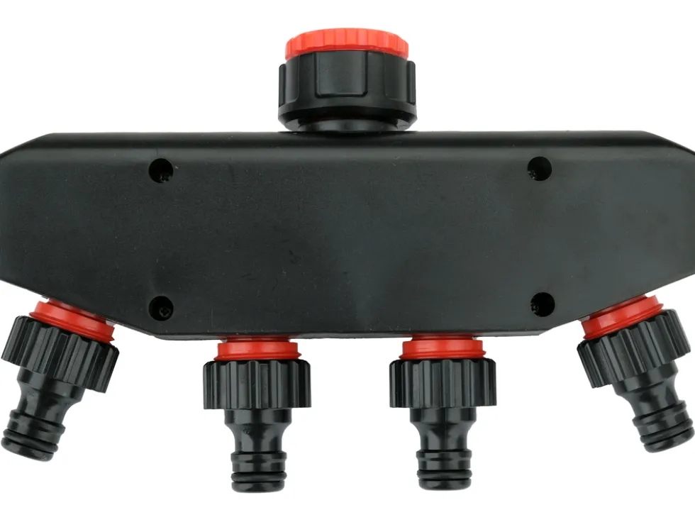 PRZYŁĄCZE KRANOWE Z 4 WYJŚCIAMI 3/4"-1"