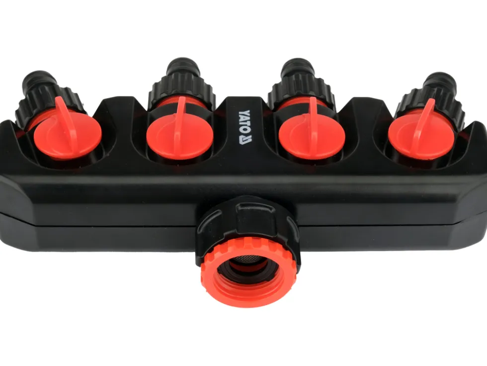 PRZYŁĄCZE KRANOWE Z 4 WYJŚCIAMI 3/4"-1"