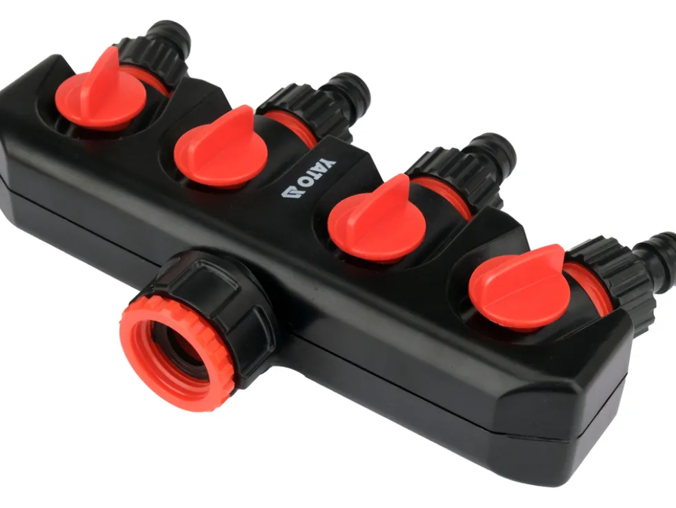 PRZYŁĄCZE KRANOWE Z 4 WYJŚCIAMI 3/4"-1"